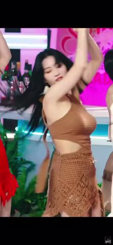 Asian Celebrity Clothed Dancing Japanese Korean Momo Softcore gif