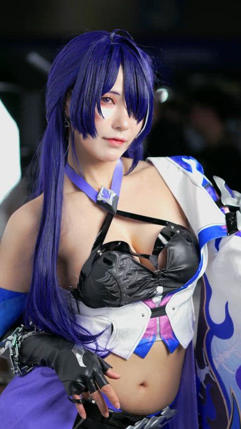 asian cosplay sexy gif