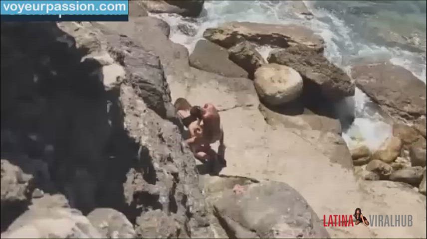 beach milf voyeur gif