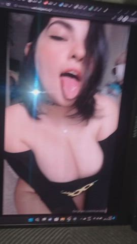 bwc cum cum on tits huge tits latina thick tits tribute gif