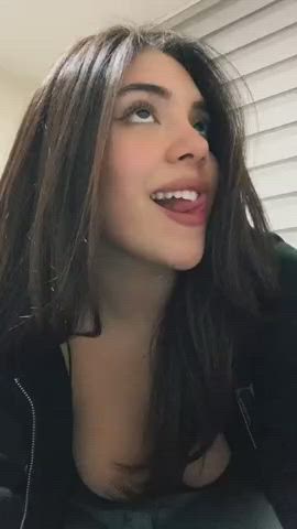 big tits latina tiktok gif