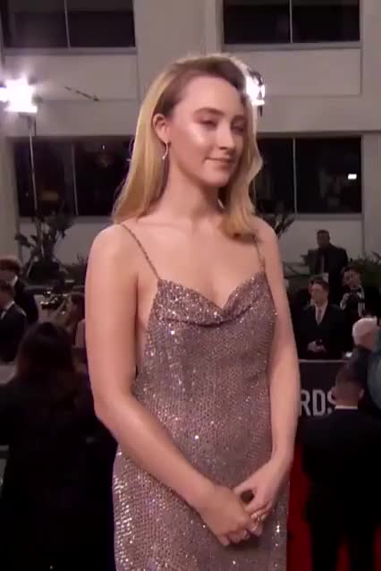 Dress Saoirse Ronan Small Tits gif