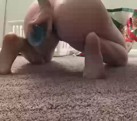 anal ass dildo feet foot fetish pussy soles solo toes gif