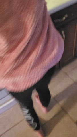 Ass Leggings Thong gif