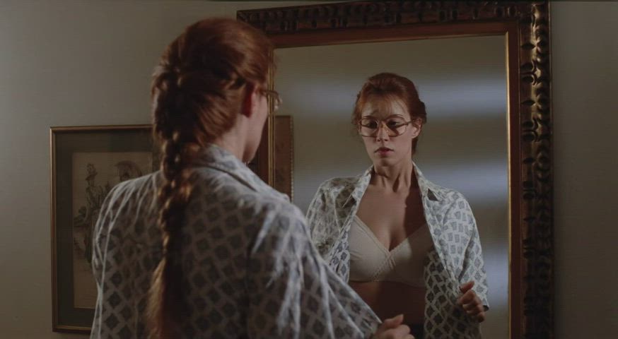 bra clothed natural tits nerd vintage bigger-than-you-thought gif