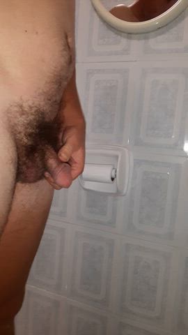 peeing uncircumcised uncut gif