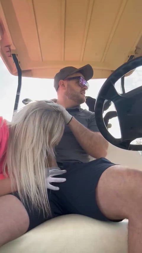 Golf cart blowjob ⛳️