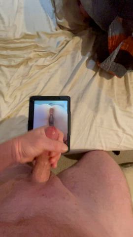 cock cum cumshot masturbating gif