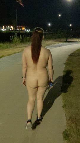 amateur exhibitionist nude nudist nudity outdoor public gif