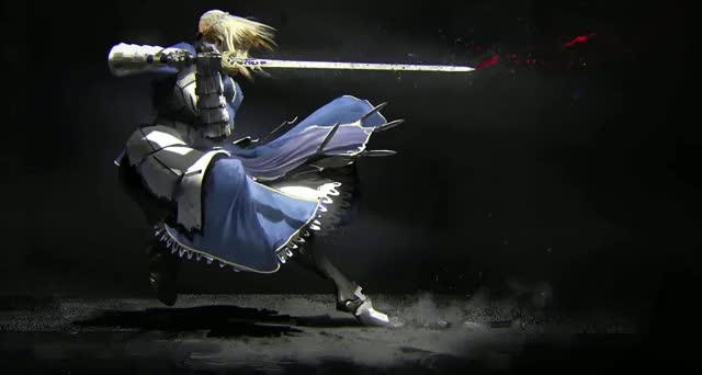 Anime-Girl-With-Sword-Live-Wallpaper
