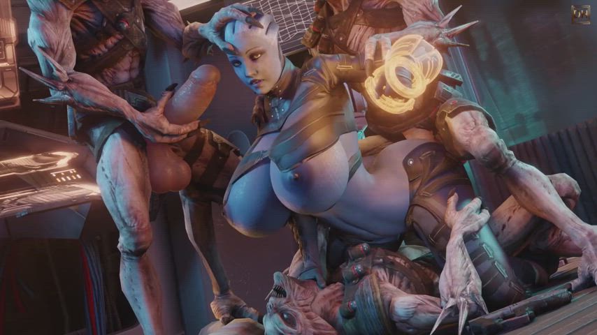 alien animation big tits orgy rule34 gif