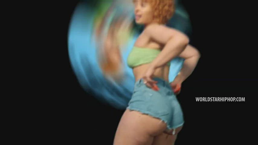 booty bouncing shorts gif