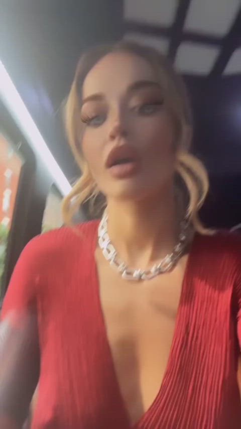 celebrity pokies rita ora slow motion celebs transparent-clothing gif