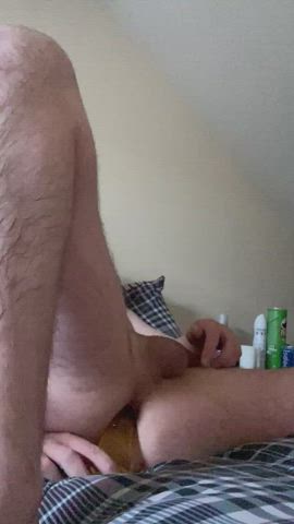 Anal Play Dildo Male Masturbation OnlyFans gif