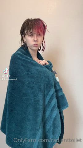 Girlfriend Shower Undressing gif