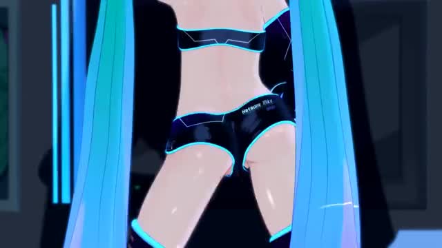 Mantis-X : Futa Cybra x Miku - Face Fuck