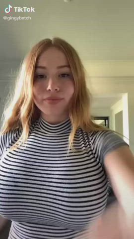 big tits teen tiktok gif