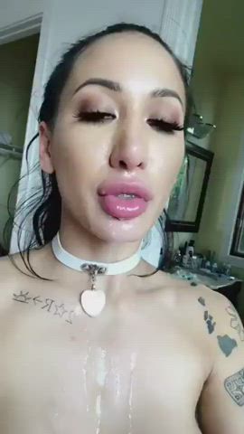 Amia Miley Post Blowjob