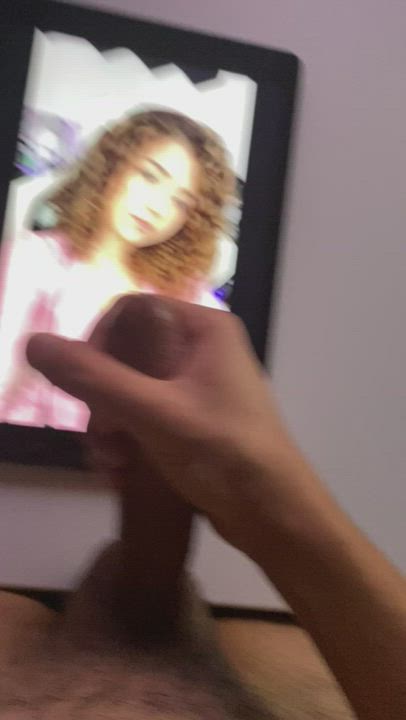 Pokimane drained my big cock and got my huge cumshot 🔥