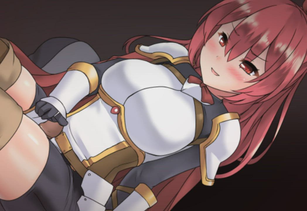 Animation Femdom Hentai Redhead gif