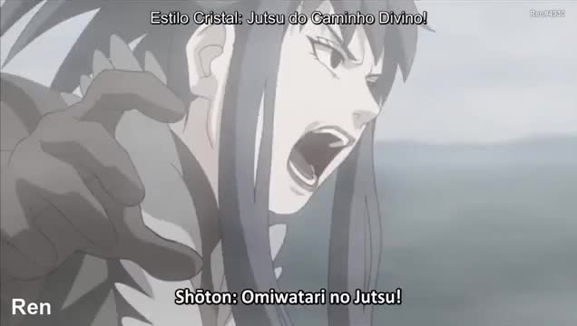 Estilo Cristal: Jutsu Do Caminho Divino! Naruto Shippuden