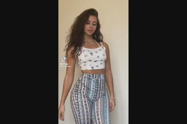 latina moaning split screen porn tiktok tik-tok gif