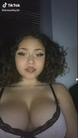 big tits cute latina teen tiktok gif