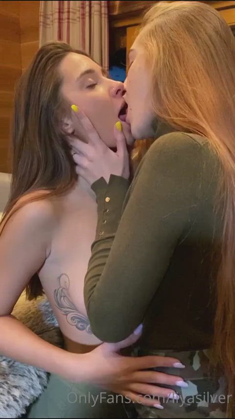 big tits french kissing kissing lesbian liya silver passionate pornstar russian tattoo