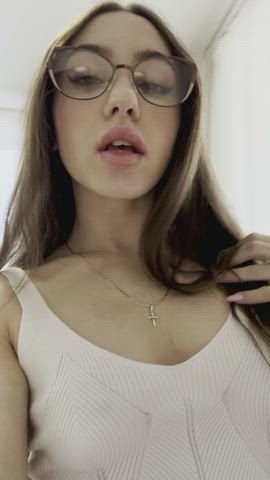 glasses nipples tits gif