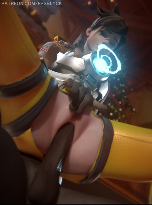 3D, Animated, Cinema_4D, Overwatch, Sound, Tracer, fpsblyck