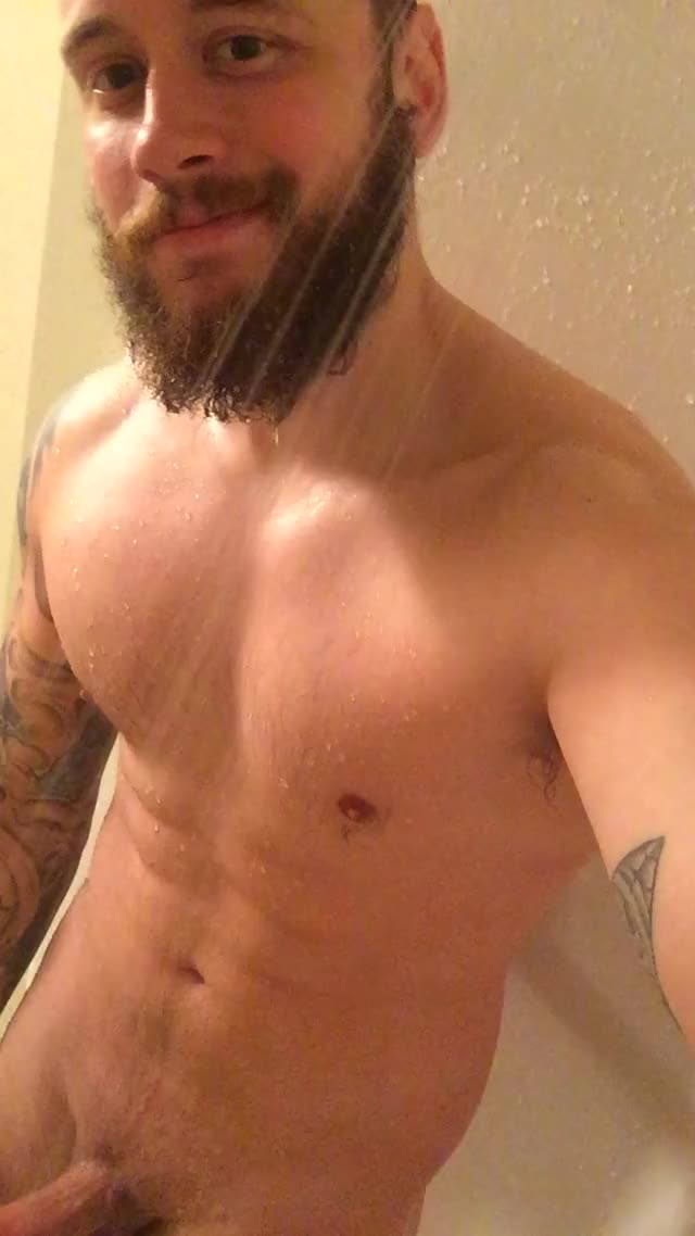 Goofing around in the shower