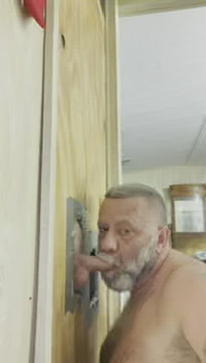 BWC Cock Glory Hole gif