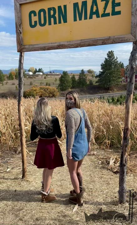Let’s see how risky we can get in the corn maze :)