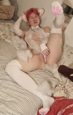 femboy kitten petplay pussy gif