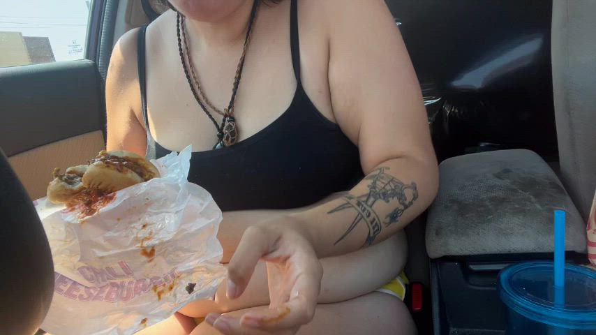 belly button car chubby feedee fetish food fetish jiggle jiggling belly gif