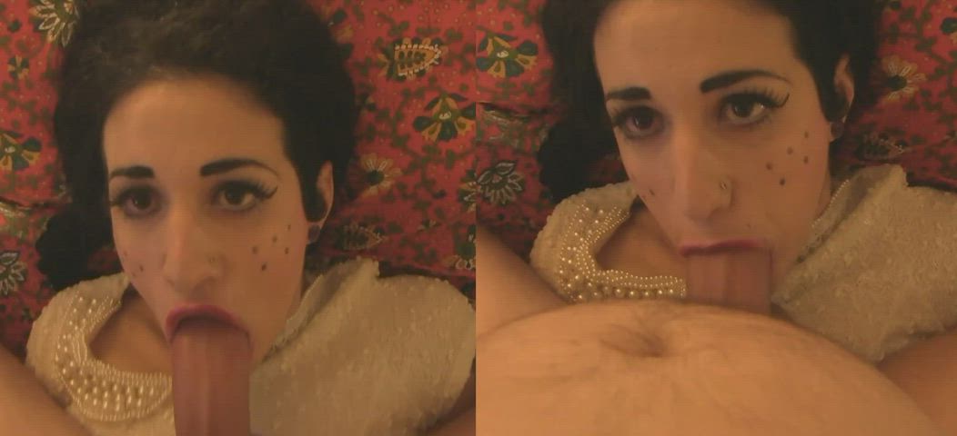 arabelle raphael blowjob cum cum in mouth cumshot face fuck facial pov gif