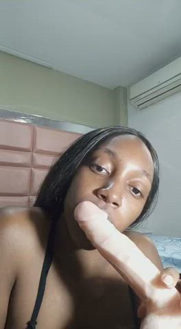 blowjob brunette ebony latina gif