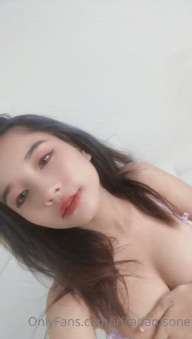 Asian Nude Teasing gif