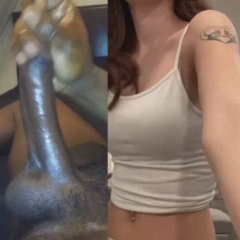 bbc babecock big ass big tits bikini cum tiktok white girl gif