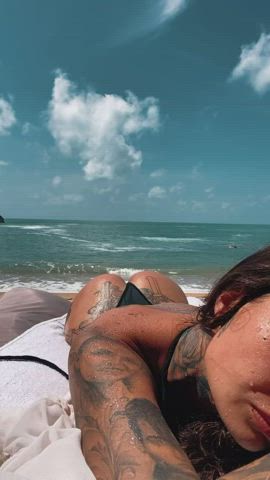 Ass Beach tattedphysique Porn GIF by latishableskofficial