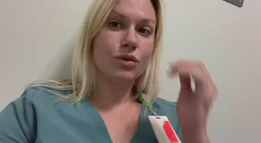 Enjoy this nurse’s fat pussy