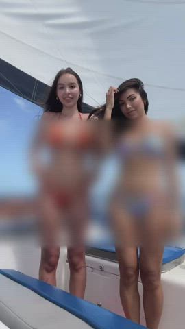 Big Ass Big Tits Bikini Bouncing Bouncing Tits Censored Tease TikTok gif