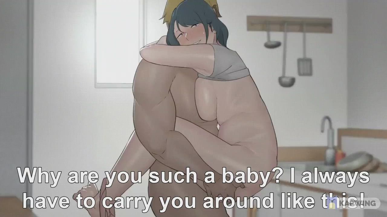 Caption Cheating Hentai Mom gif