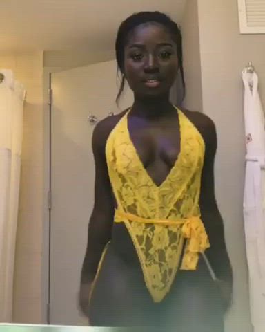 african booty brown eyes ebony lips pretty small tits gif