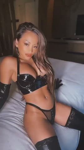 asian big tits fake tits latex gif