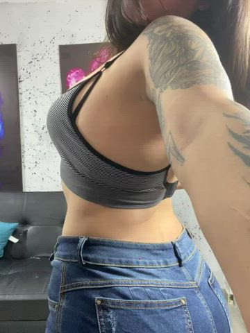 big ass big tits jeans latina manyvids onlyfans stripping gif