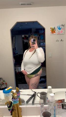 amateur ass big tits blonde boobs milf tattoo tease thick gif