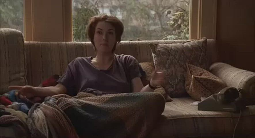 Bouncing Tits Celebrity Winona Ryder gif