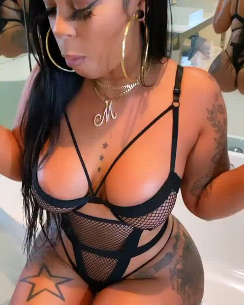 ebony see through clothing thick gif