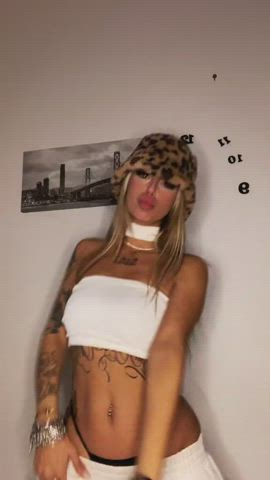 18 years old blonde doll gif